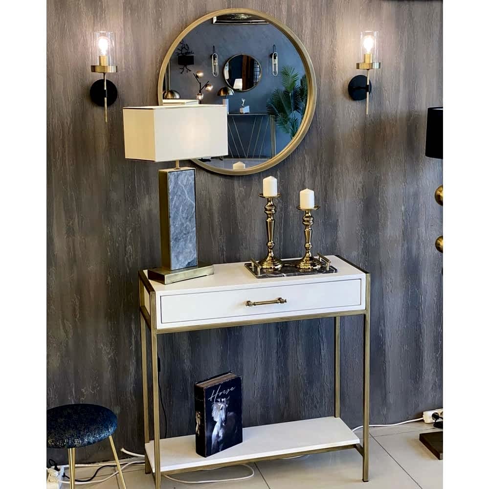 Beyaz Vintage Dresuar Takımı