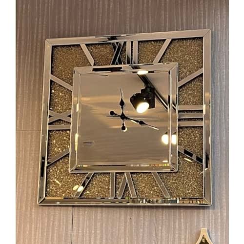 Kare Gold Simli Saat