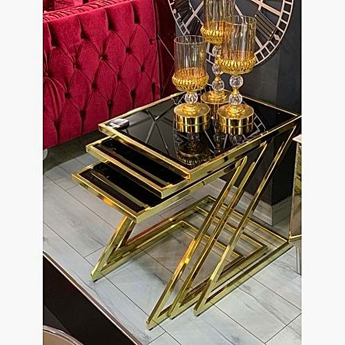 Z Ayak Titanyum Zigon Sehpa