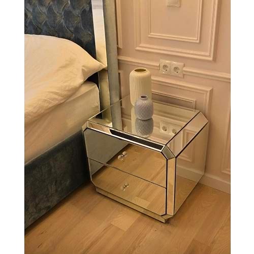 Sekizgen Model Aynalı Komodin