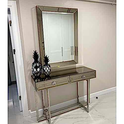 Mela Aynalı Metal Dresuar Takım