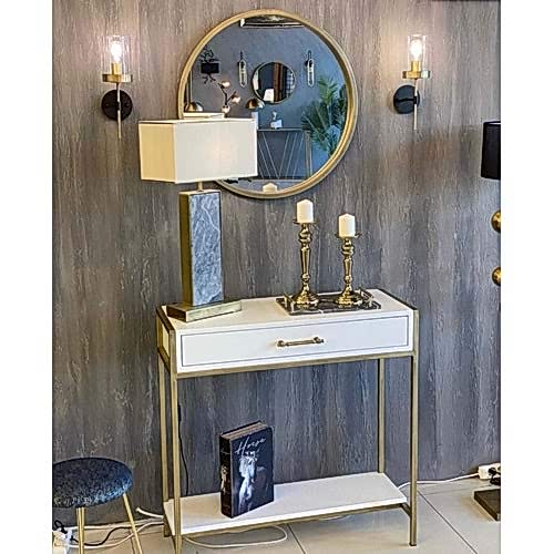 Beyaz Vintage Dresuar Takımı