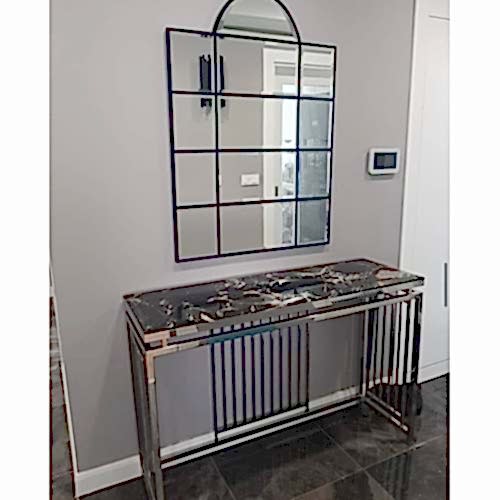 Mermer - Aynalı Metal Dresuar Takım