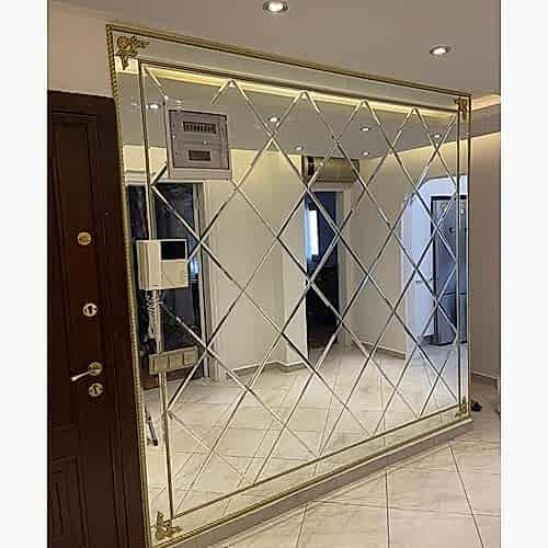 Burgu Çerçeveli Baklava Ayna